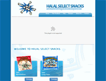 Tablet Screenshot of halalselectsnacks.com